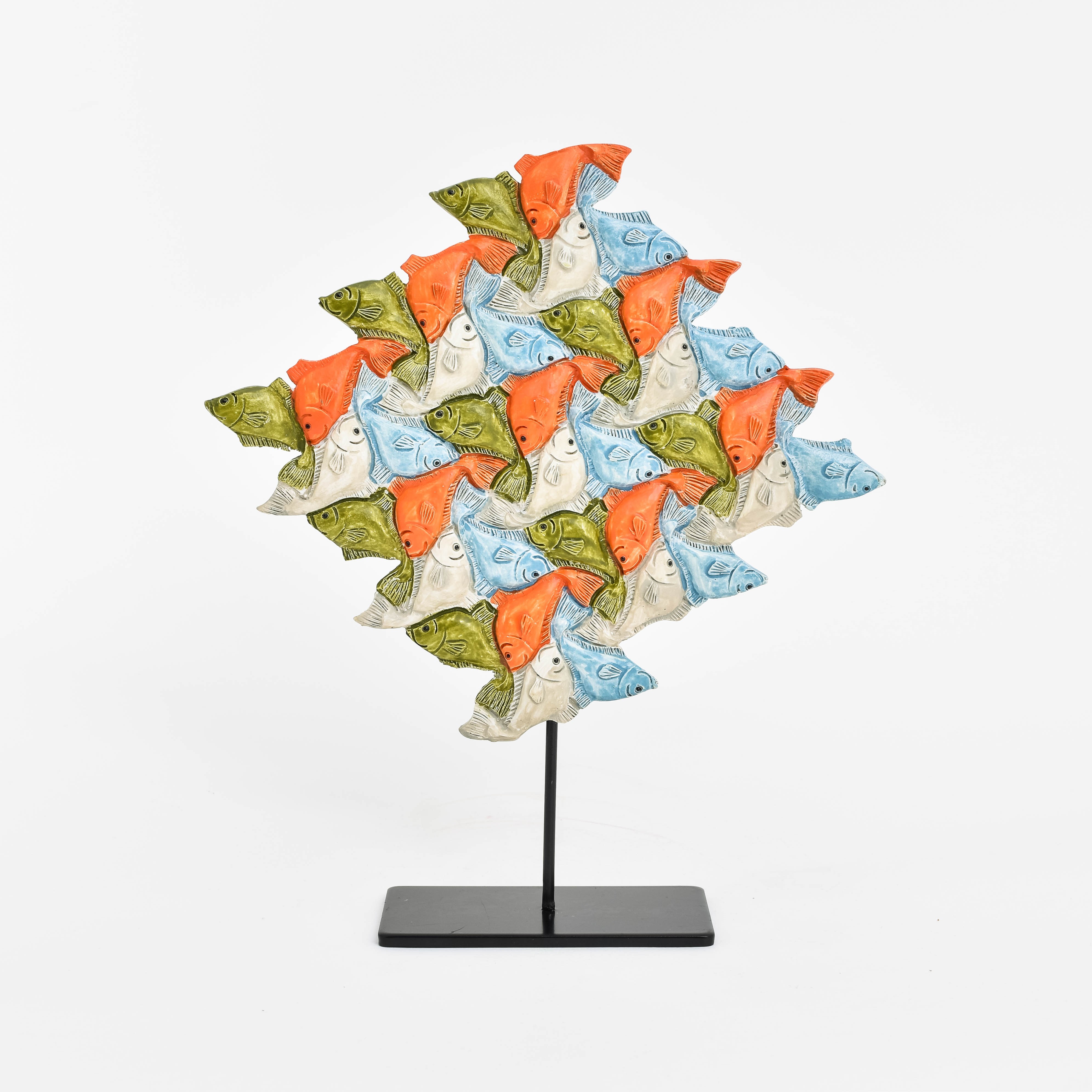 Escher Sculptuur Fish (1938)