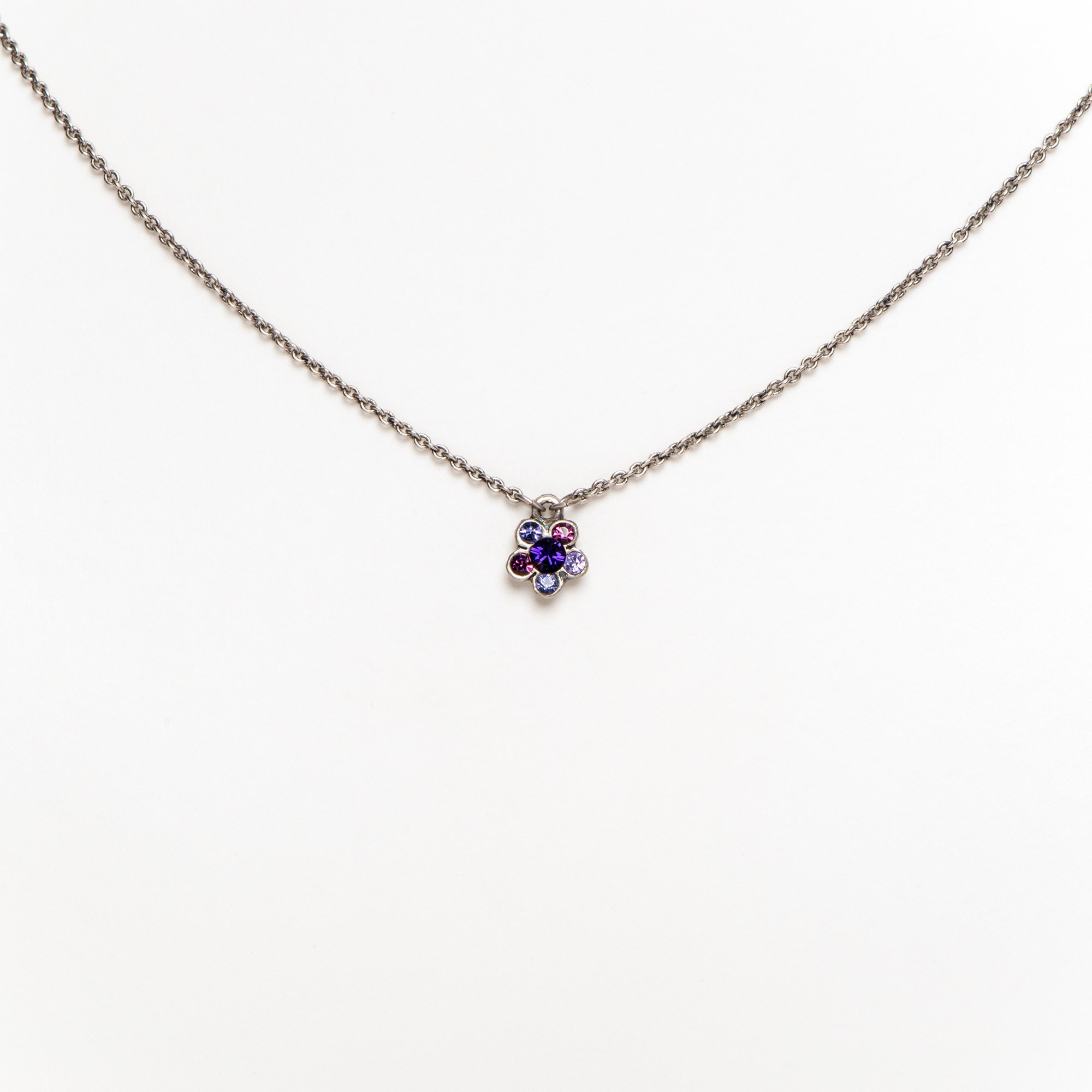 Collier Bloem Paars