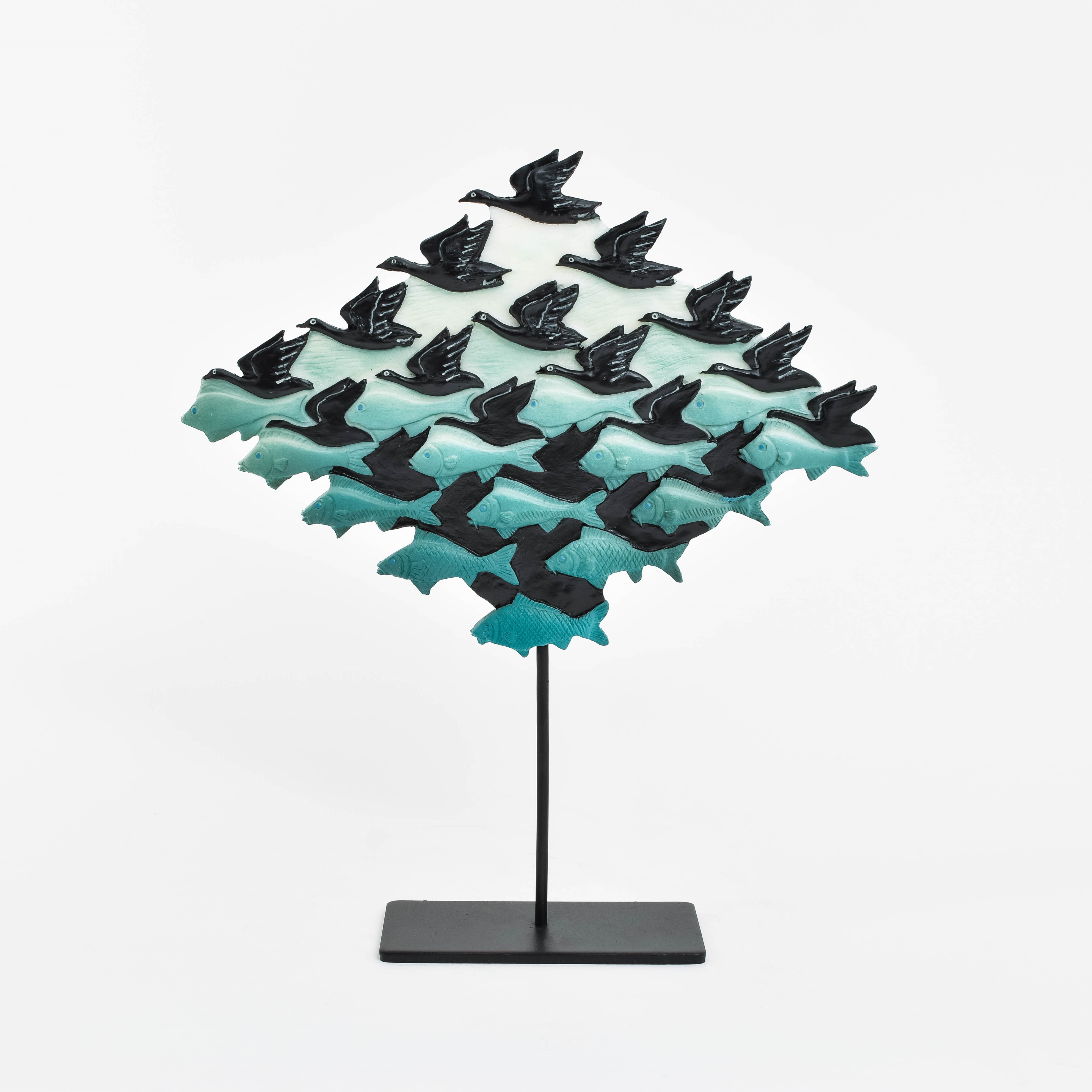 Escher Sculptuur Lucht en Water