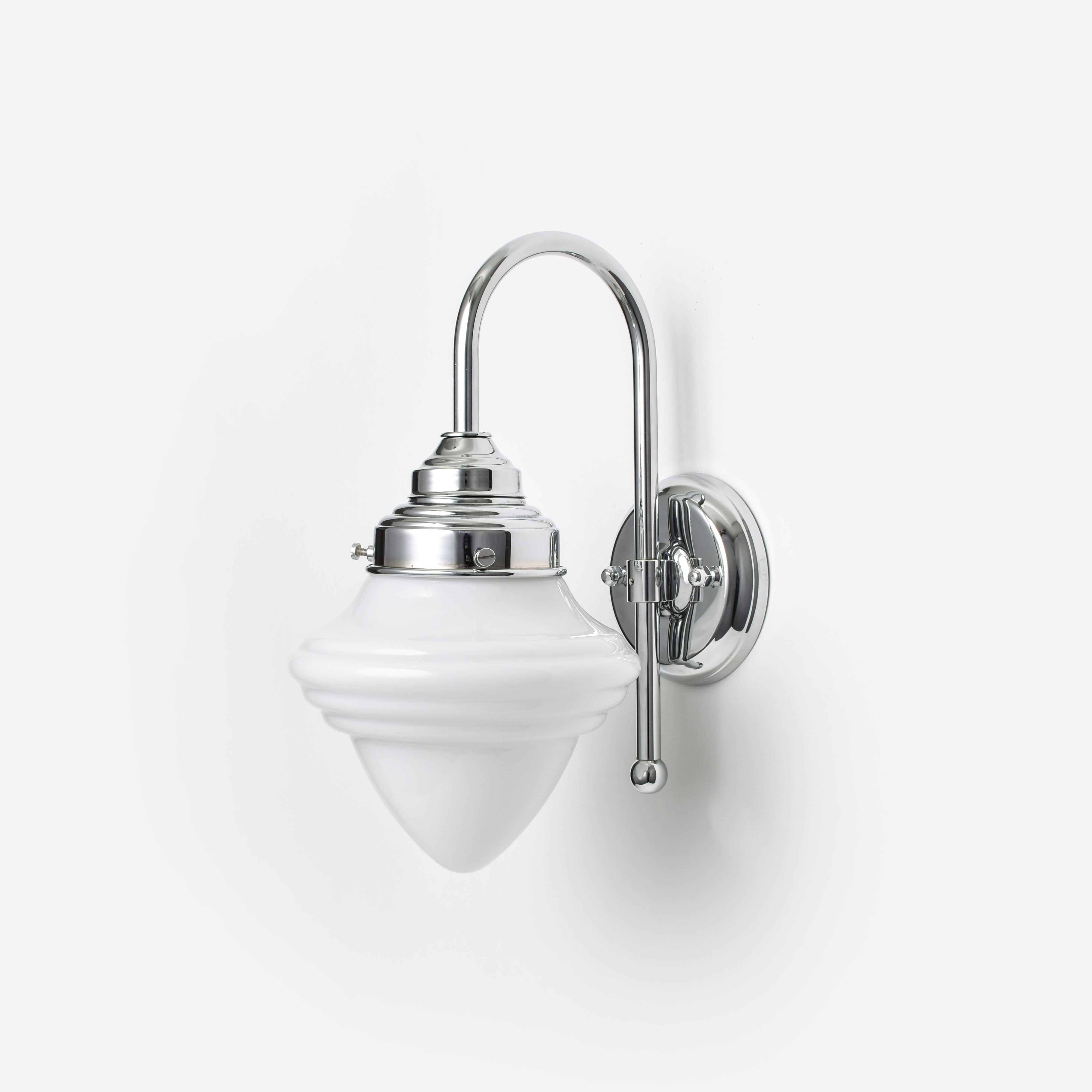 Wandlamp Acorn Small Meander Chroom