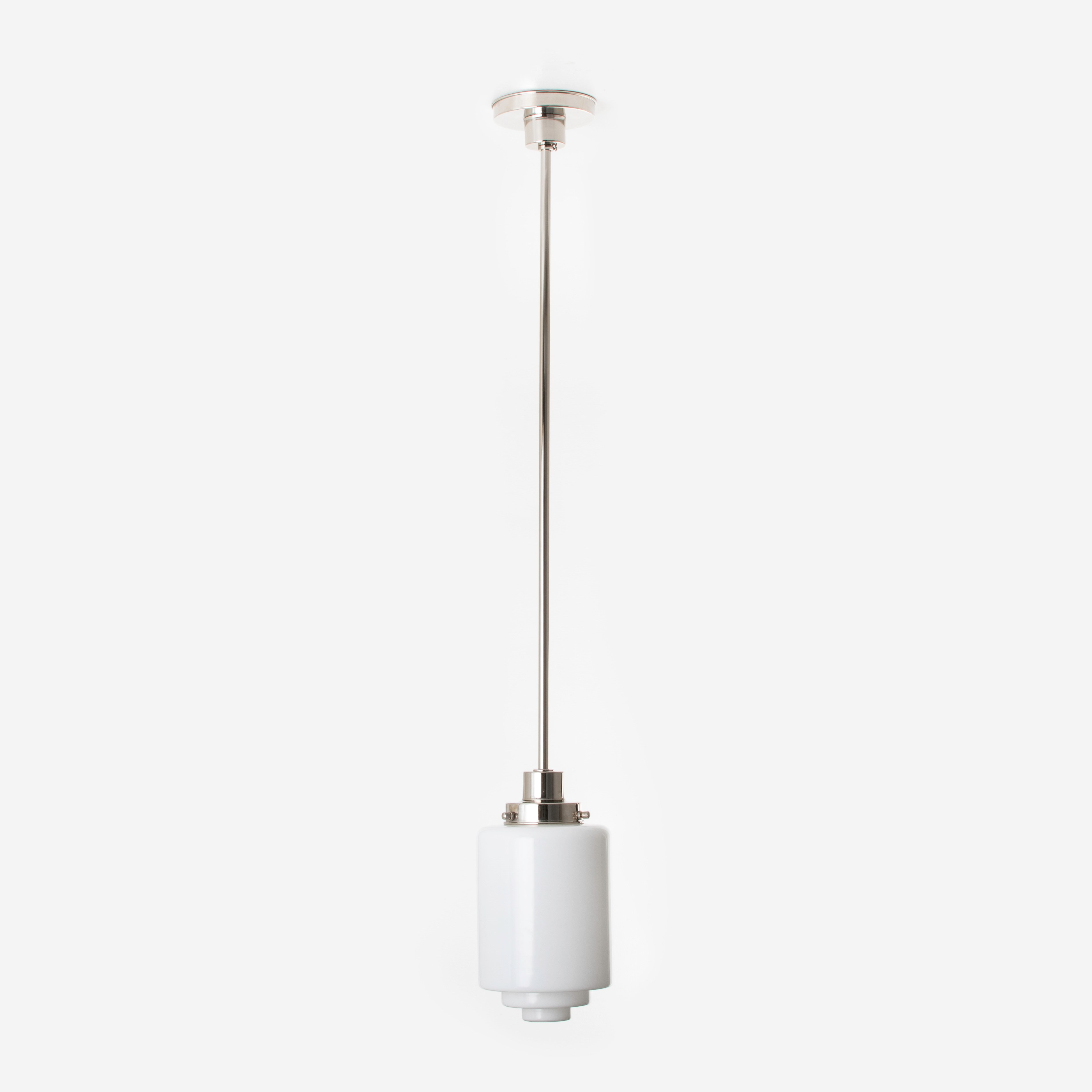 Hanglamp Getrapte Cilinder Medium 20's Nikkel