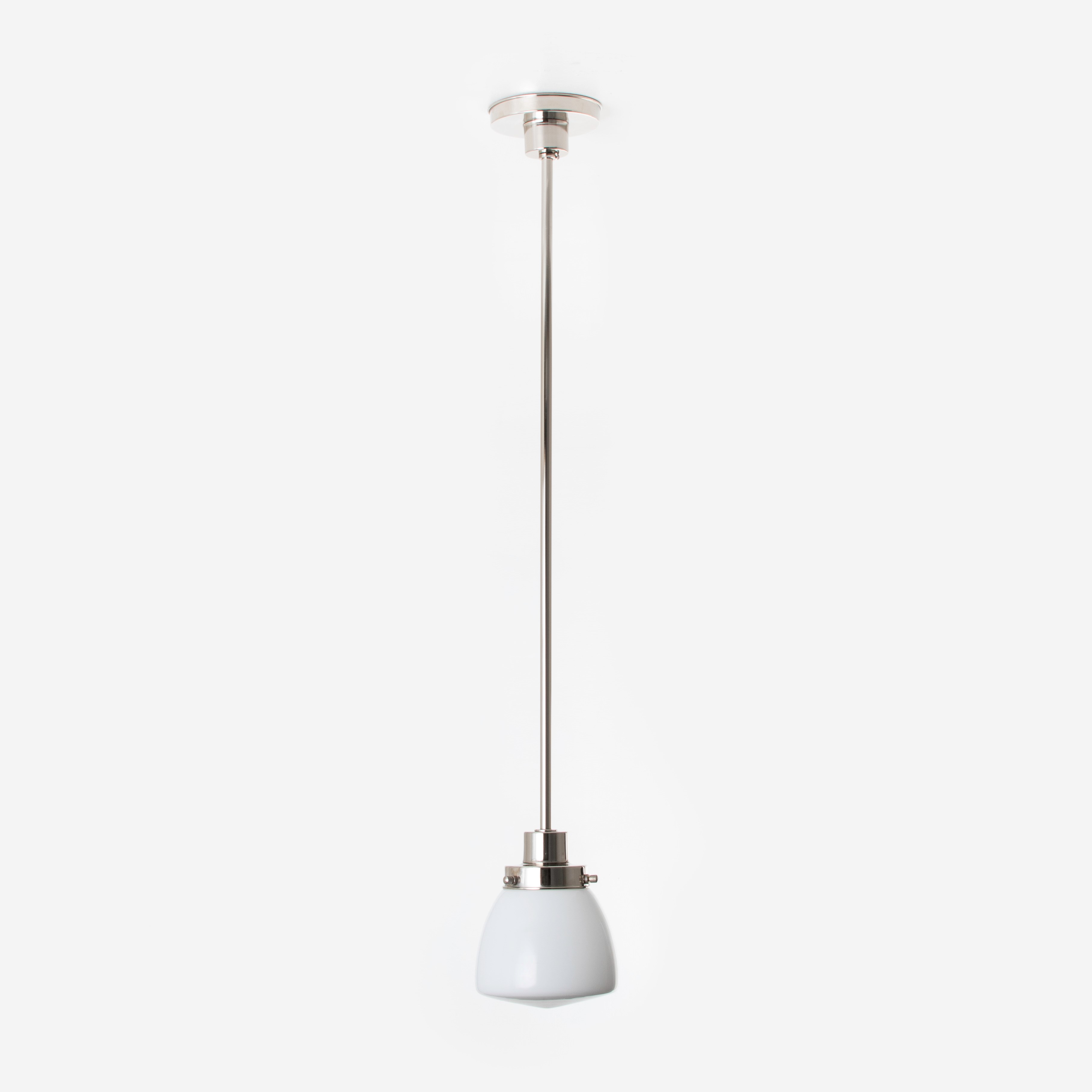 Hanglamp Schoolbol Small 20's Nikkel