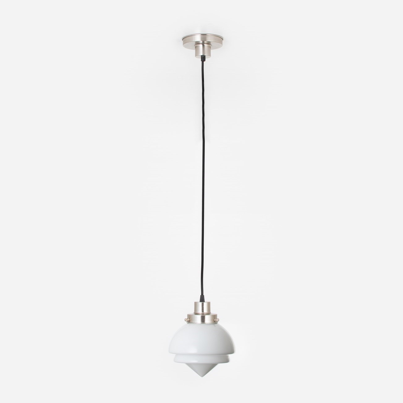 Hanglamp aan snoer Small Pointy 20's Matnikkel