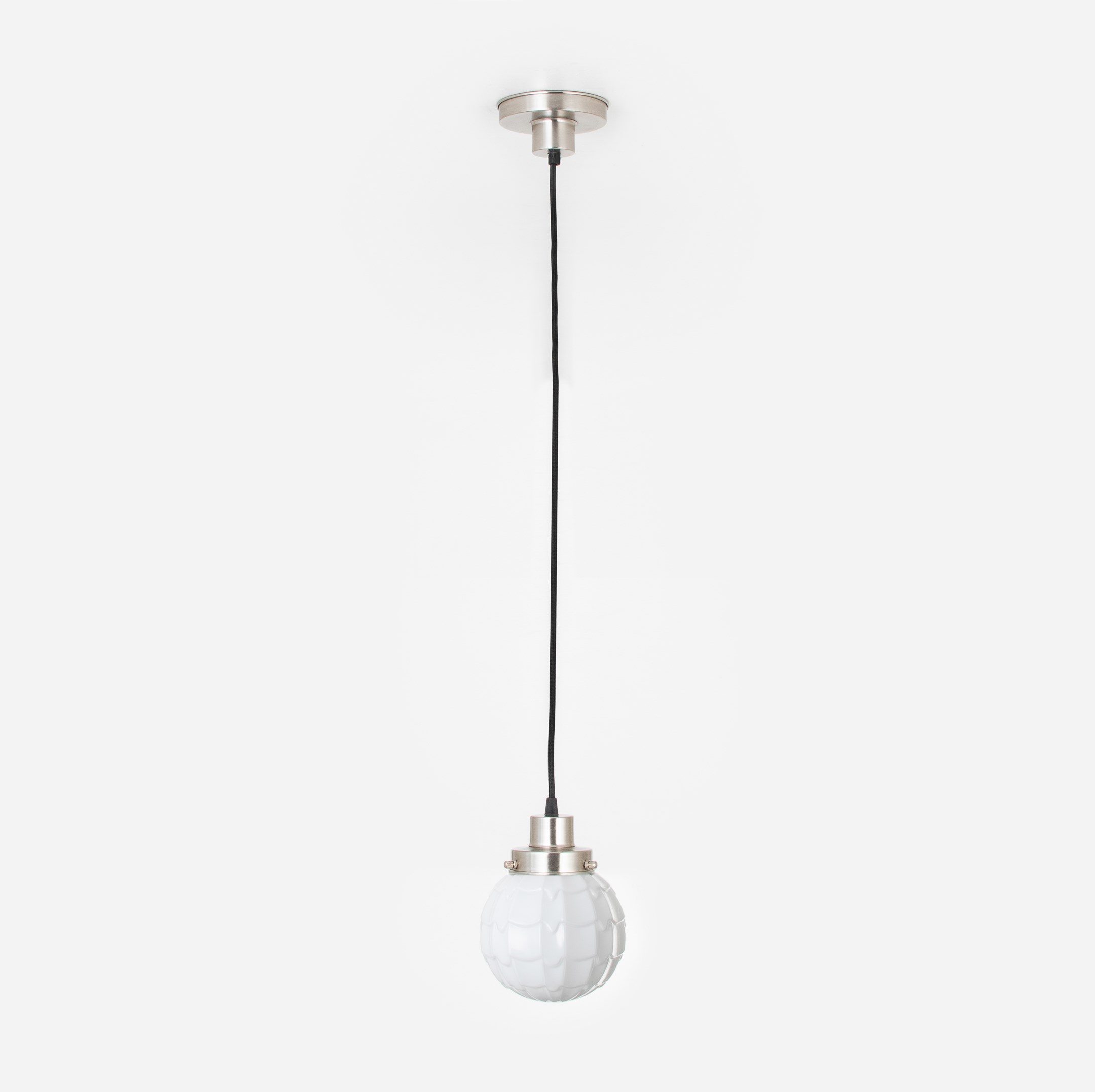 Hanglamp aan snoer Artichoke 20's Matnikkel