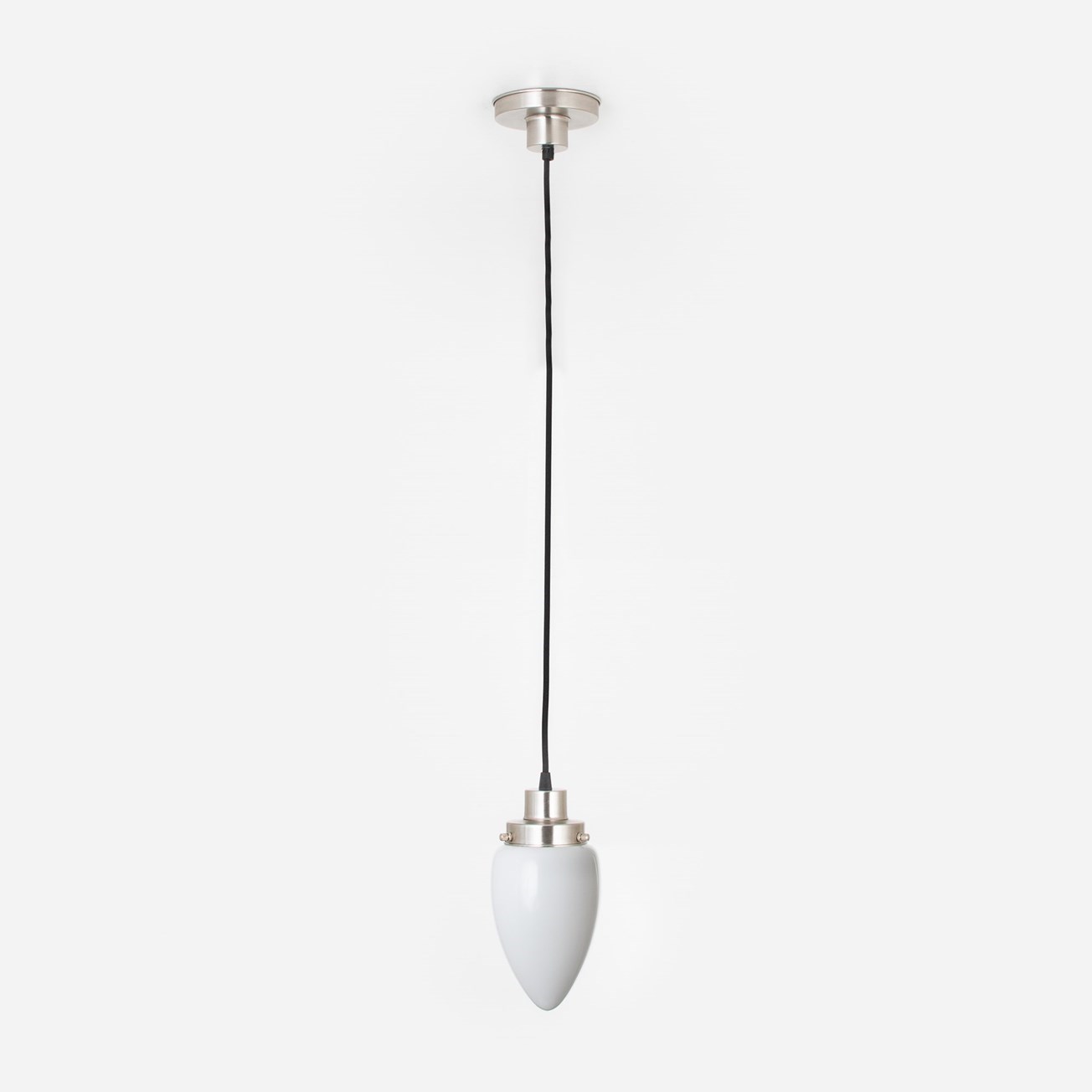 Hanglamp aan snoer Menhir Small 20's Matnikkel