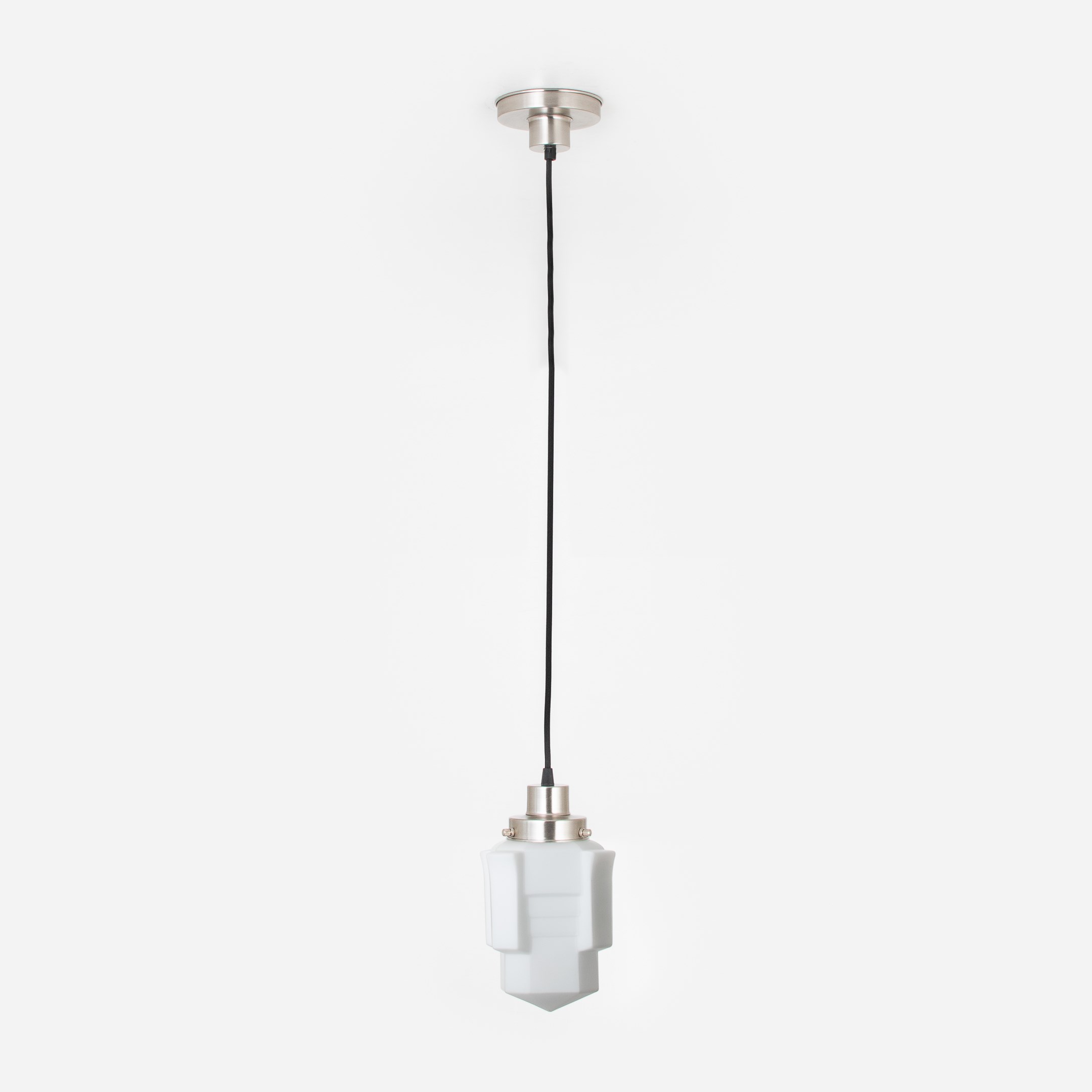 Hanglamp aan snoer Apollo 20's Matnikkel