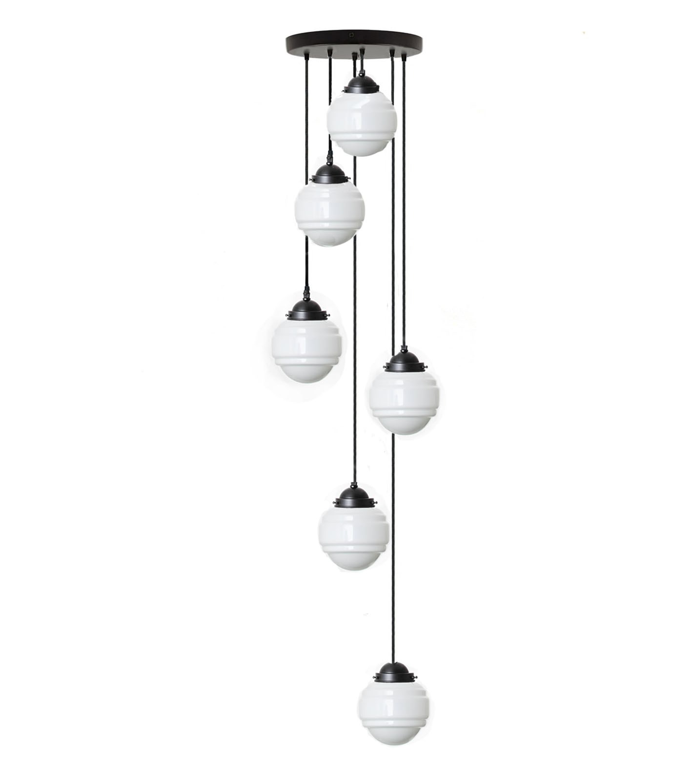 6-lichts hanglamp Polkadot