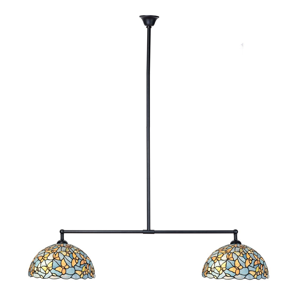 Tiffany T-lamp 2 lichts Fly Away Ø 35 