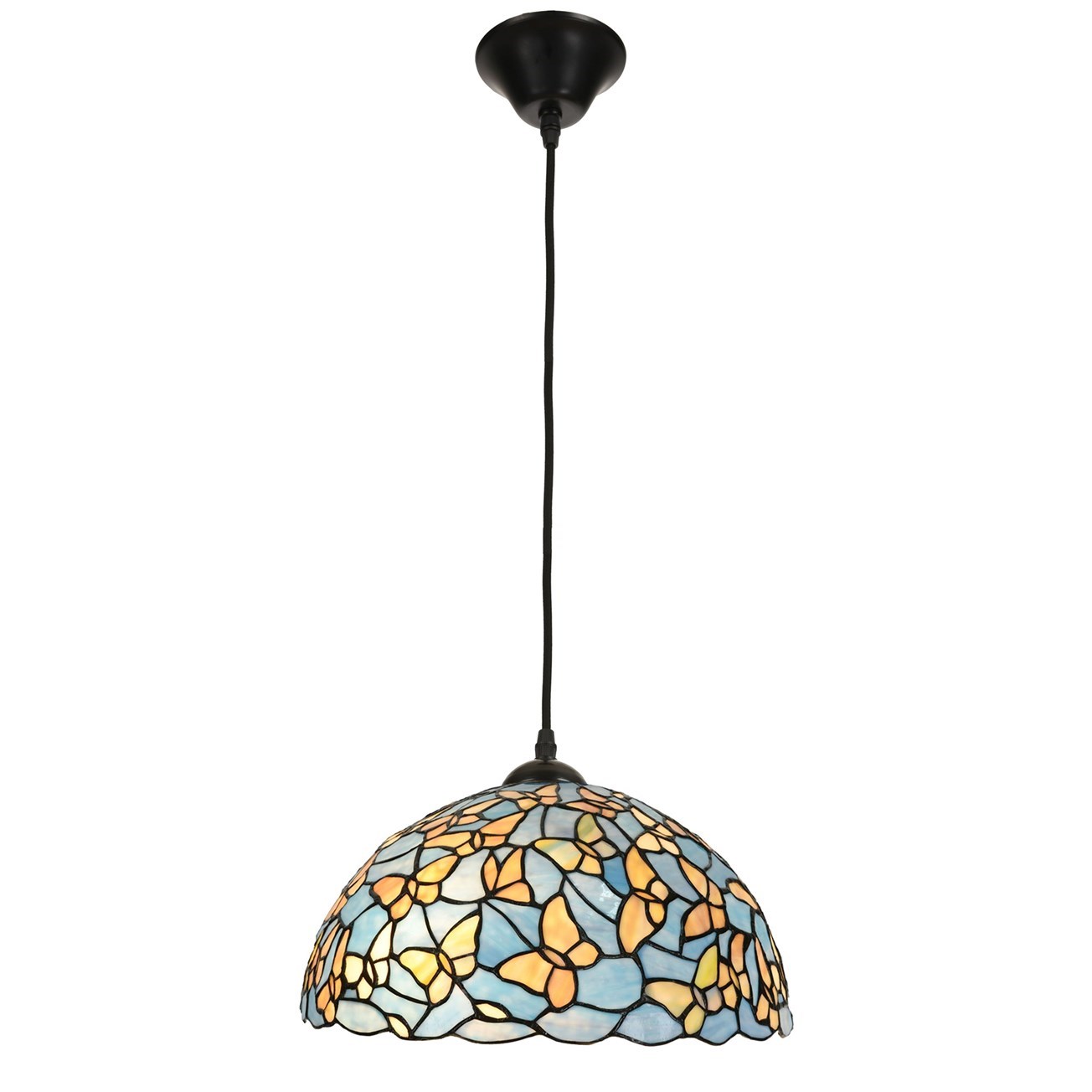Tiffany hanglamp aan snoer Fly Away Ø 35