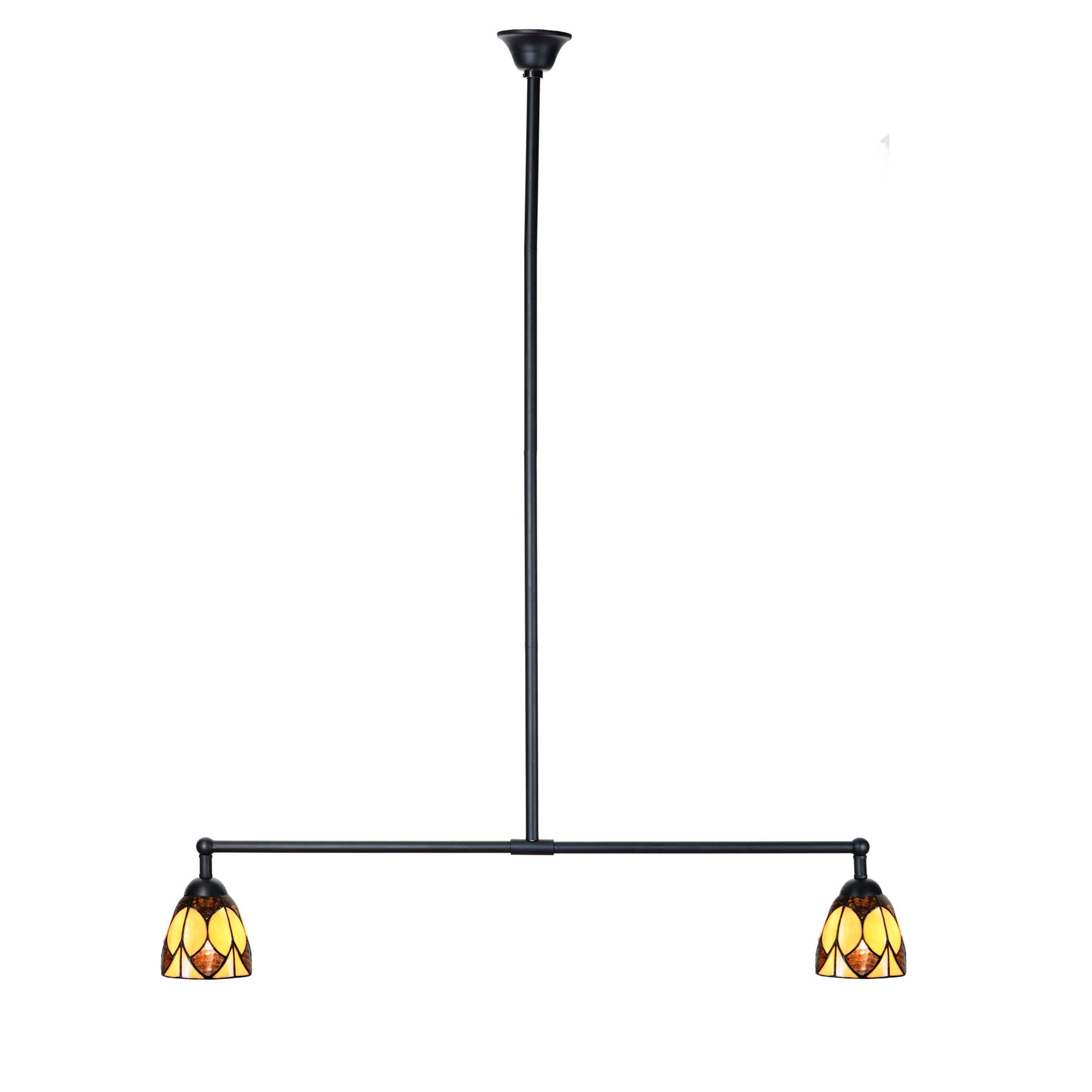Tiffany T-lamp 2 lichts Parabola Small
