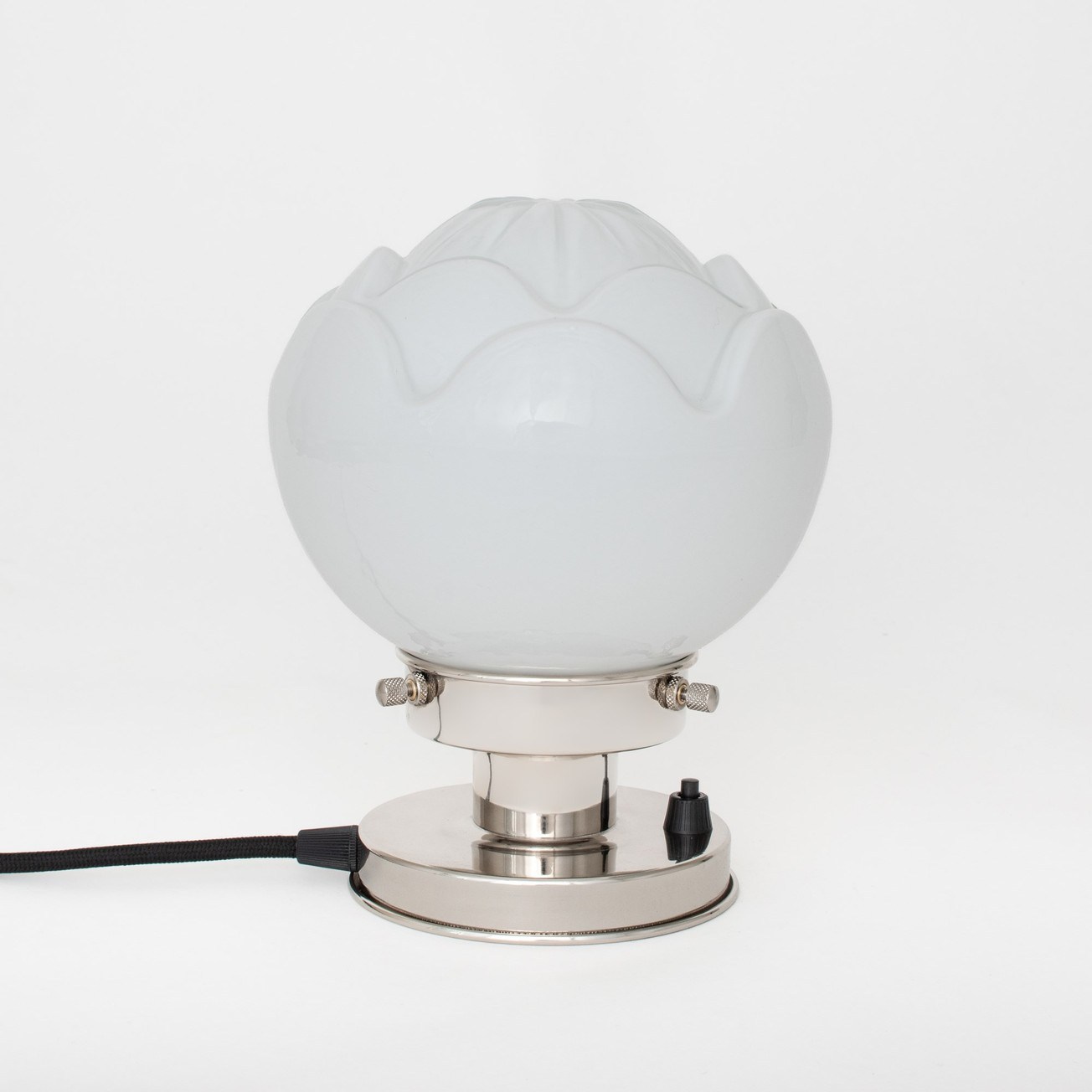 Tafellamp Paeonia 20's Nikkel