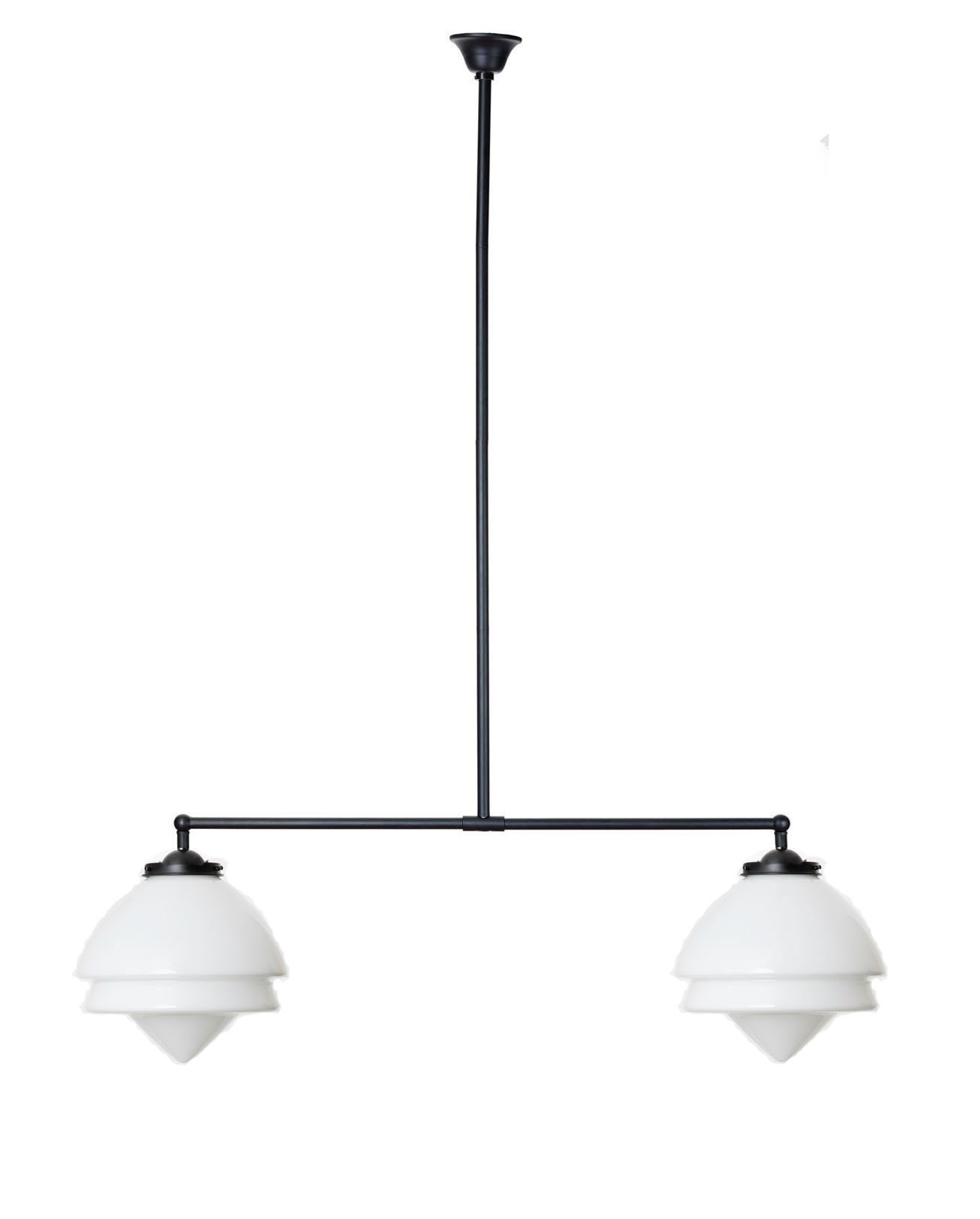 2 lichts T lamp Art Deco Punt