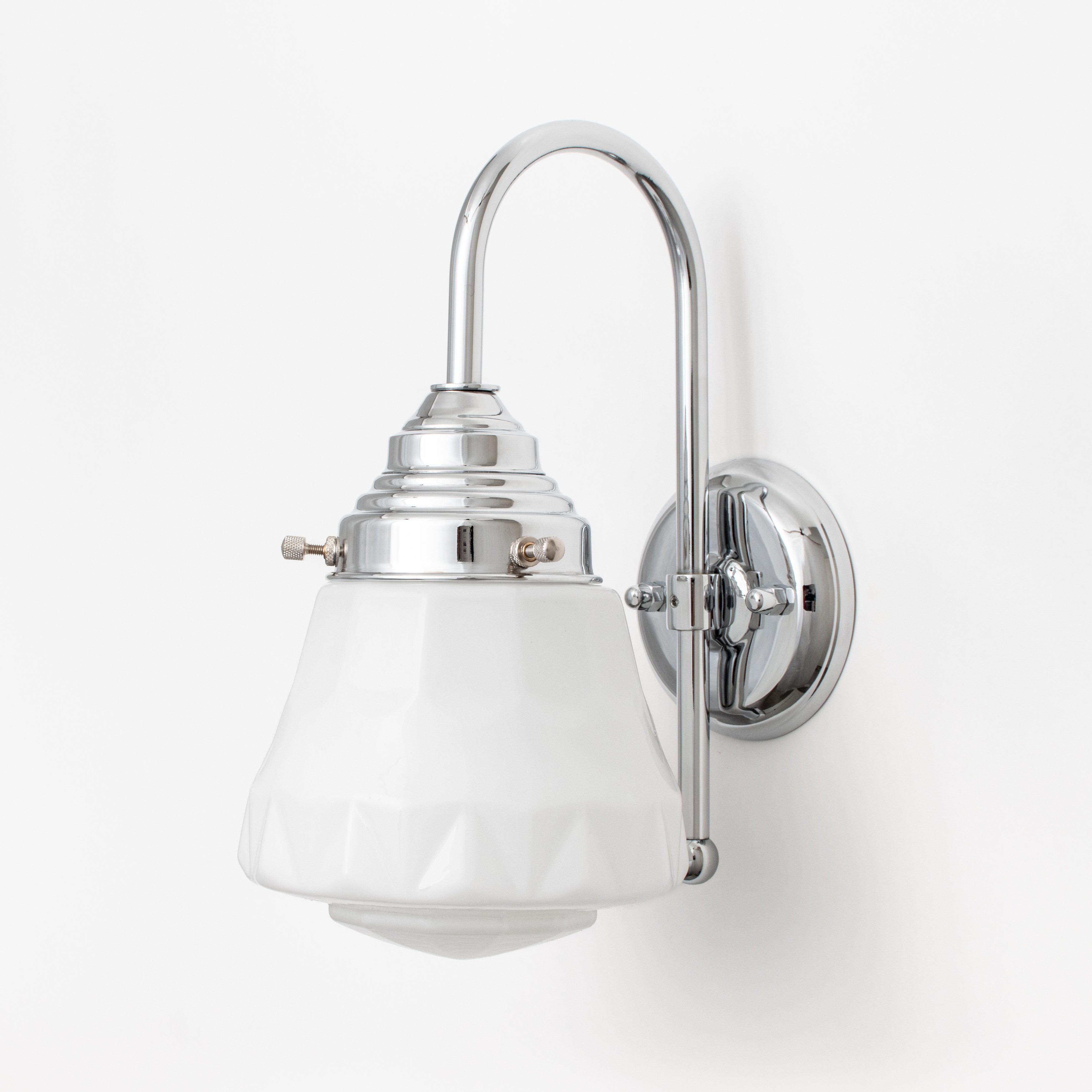 Wandlamp Bold Meander Chroom