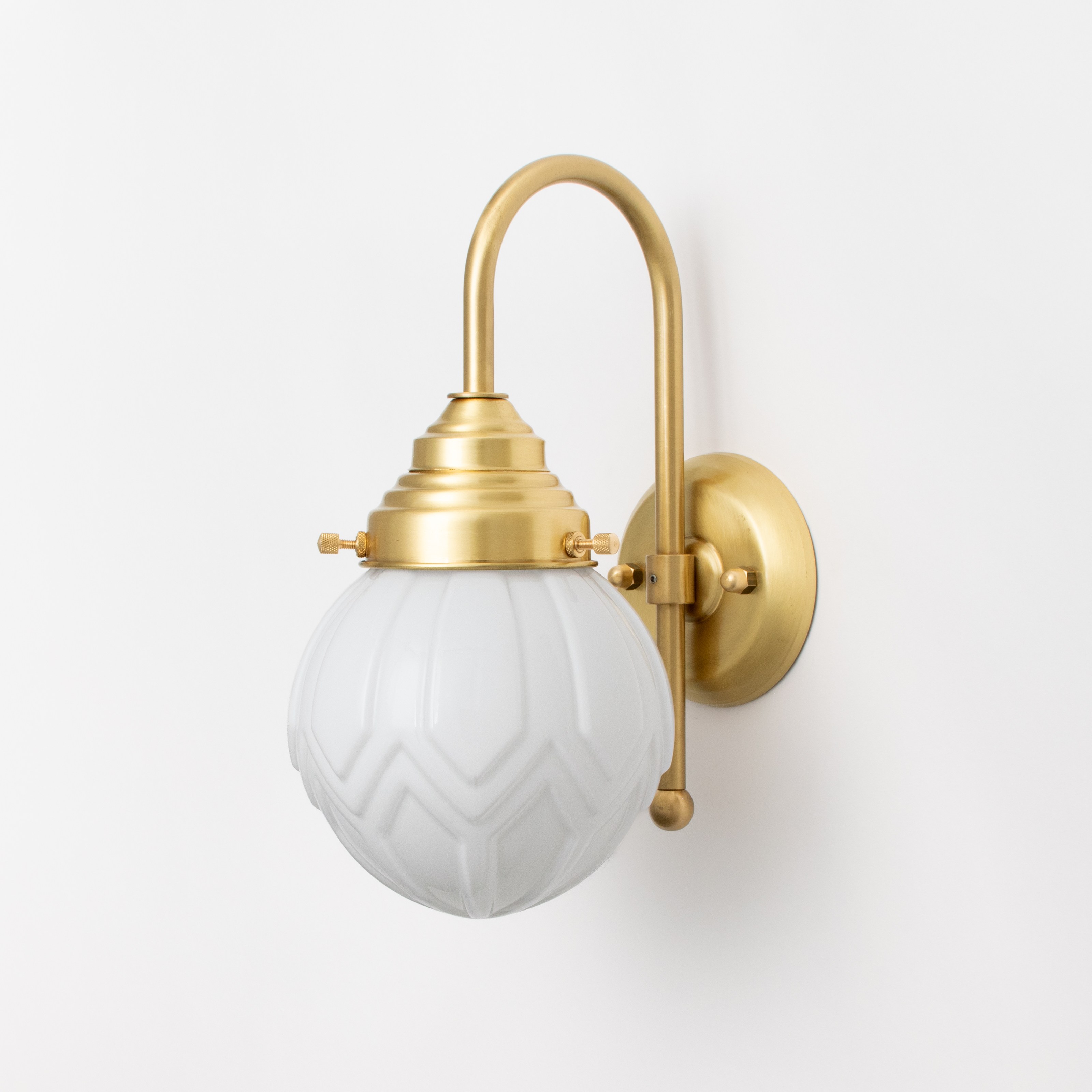 Wandlamp Victory Meander Messing