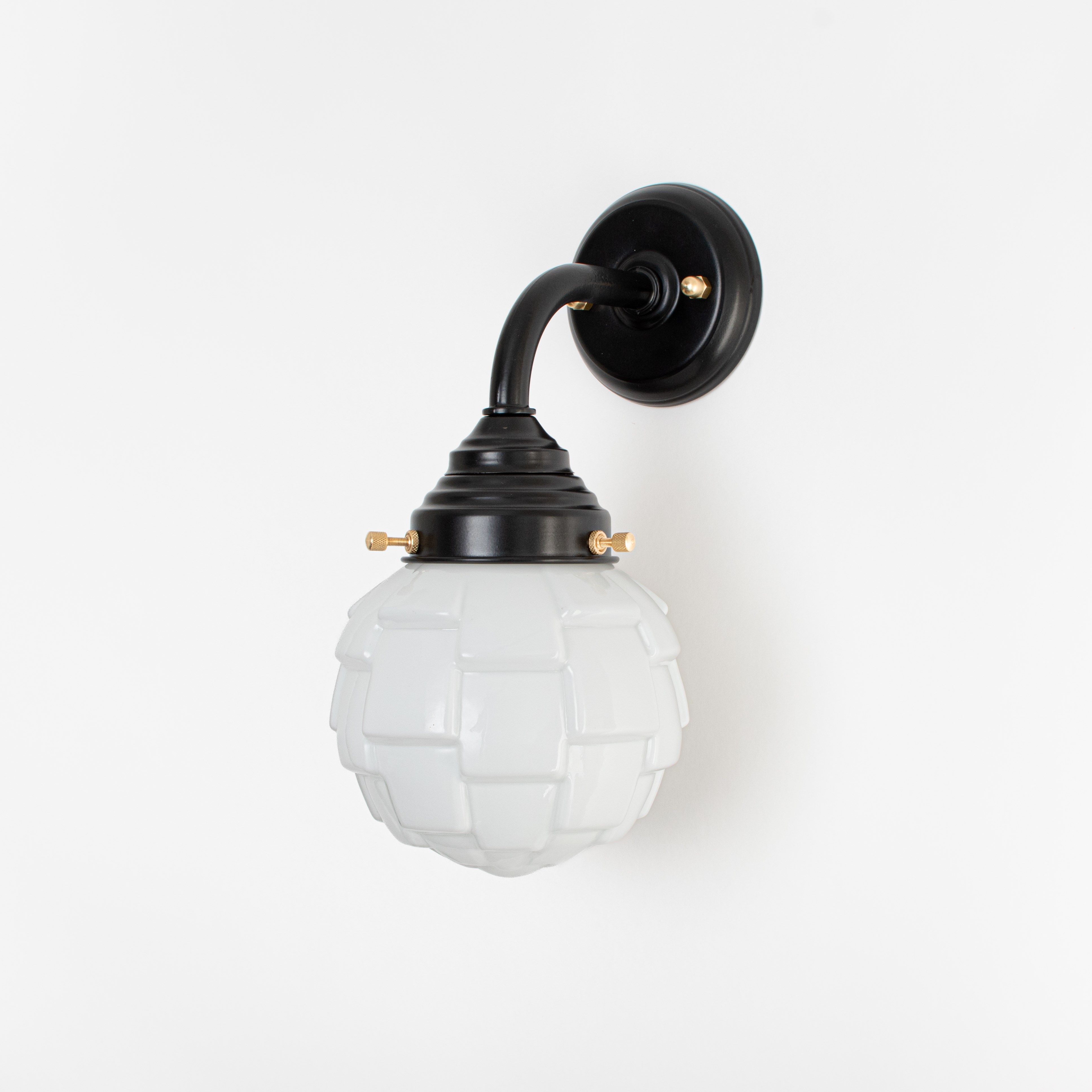 Buitenlamp - Wandlamp Bretagne Curve Zwart