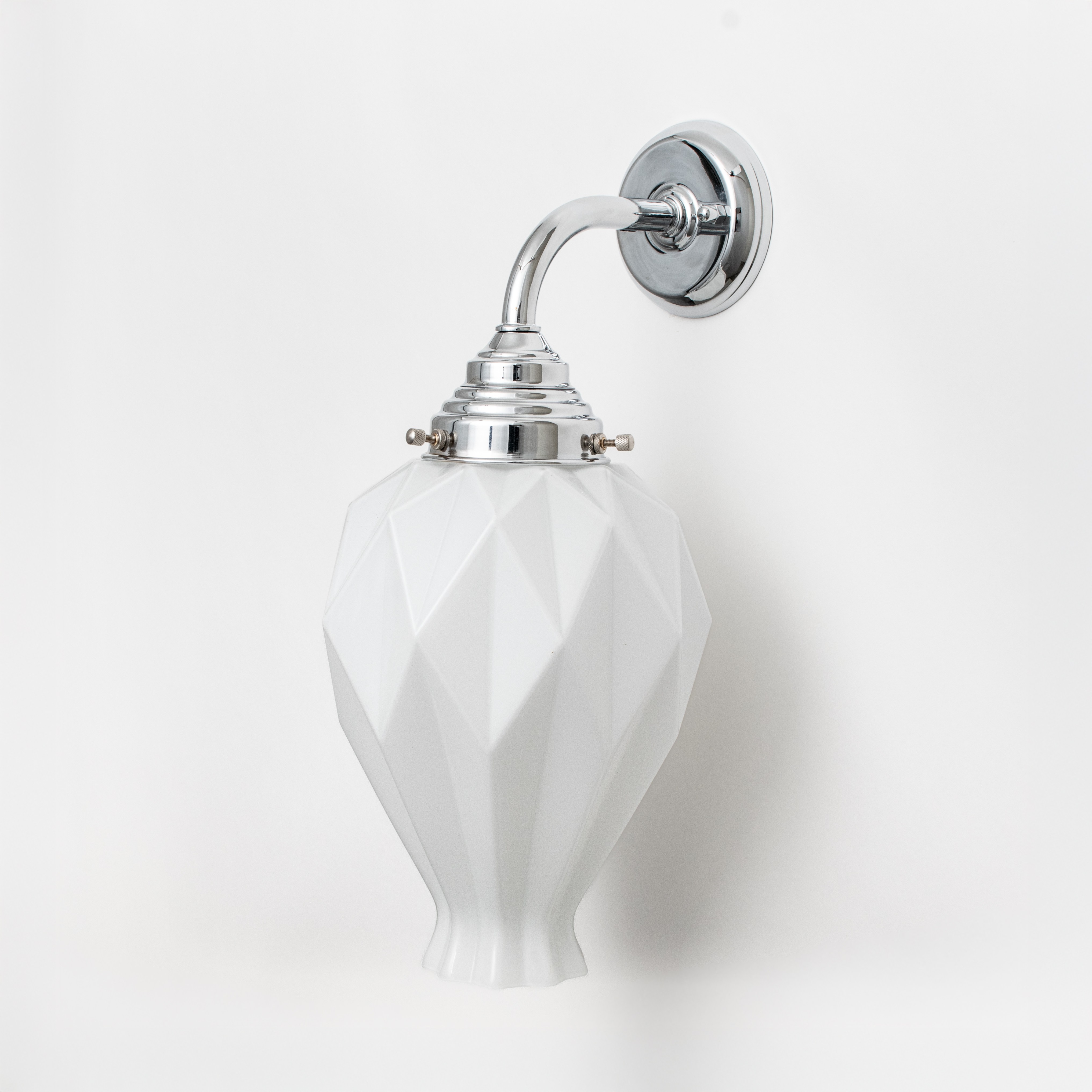 Wandlamp Chicago Curve Chroom