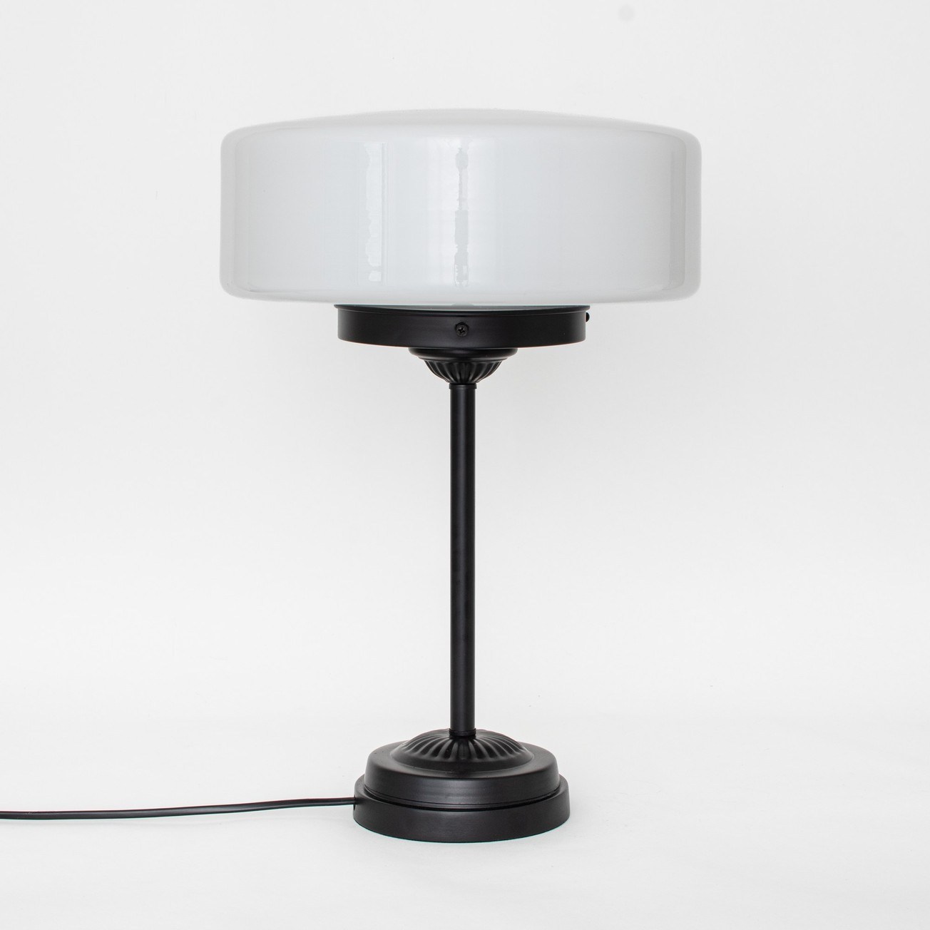 Slanke tafellamp Low Cilinder Ø 20 cm Moonlight