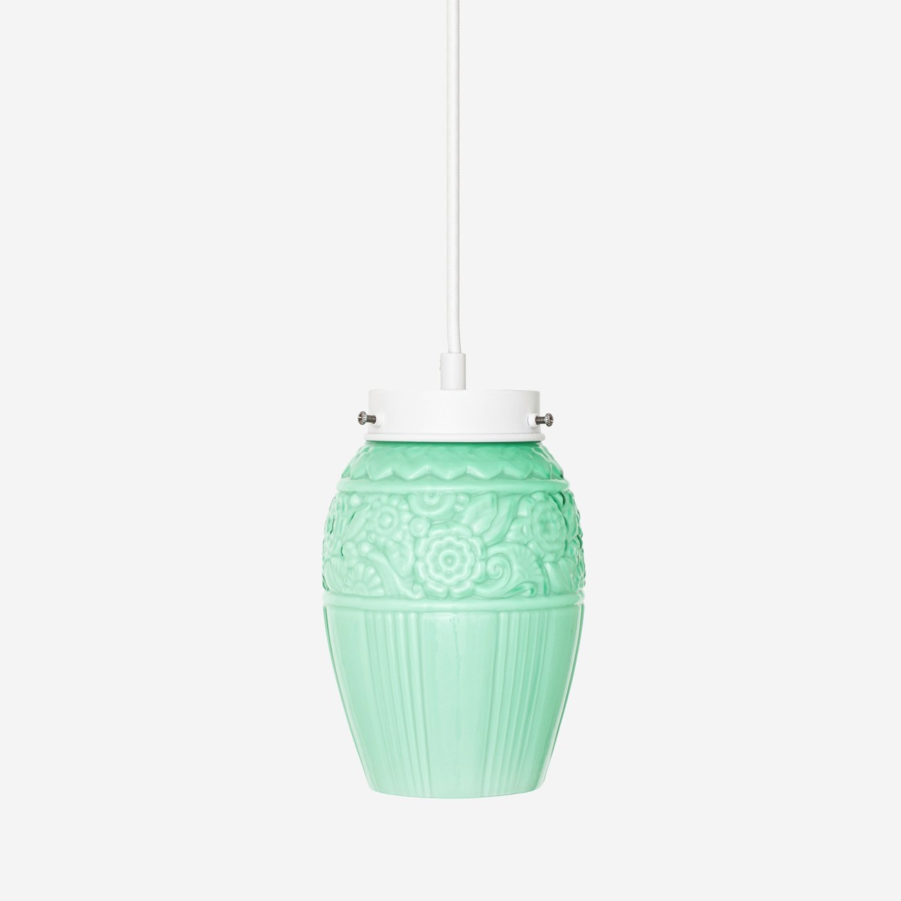 Hanglamp aan snoer Flower Yard Mint Retro