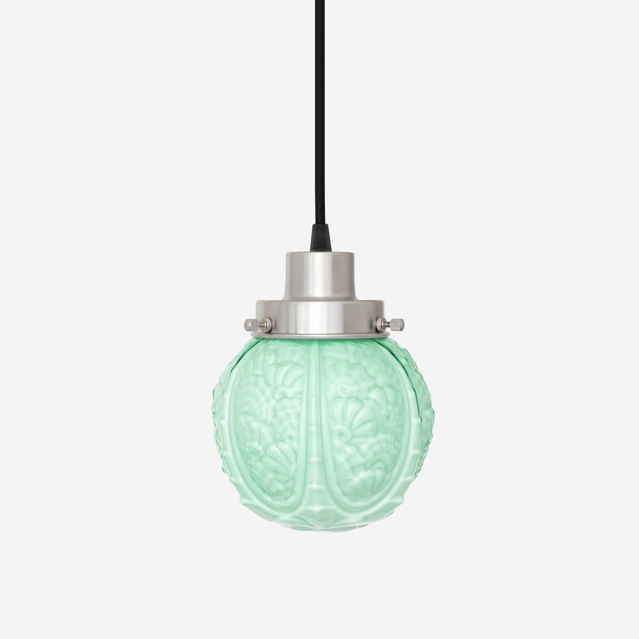 Hanglamp aan snoer Guimard Flower Mint 20's Matnikkel