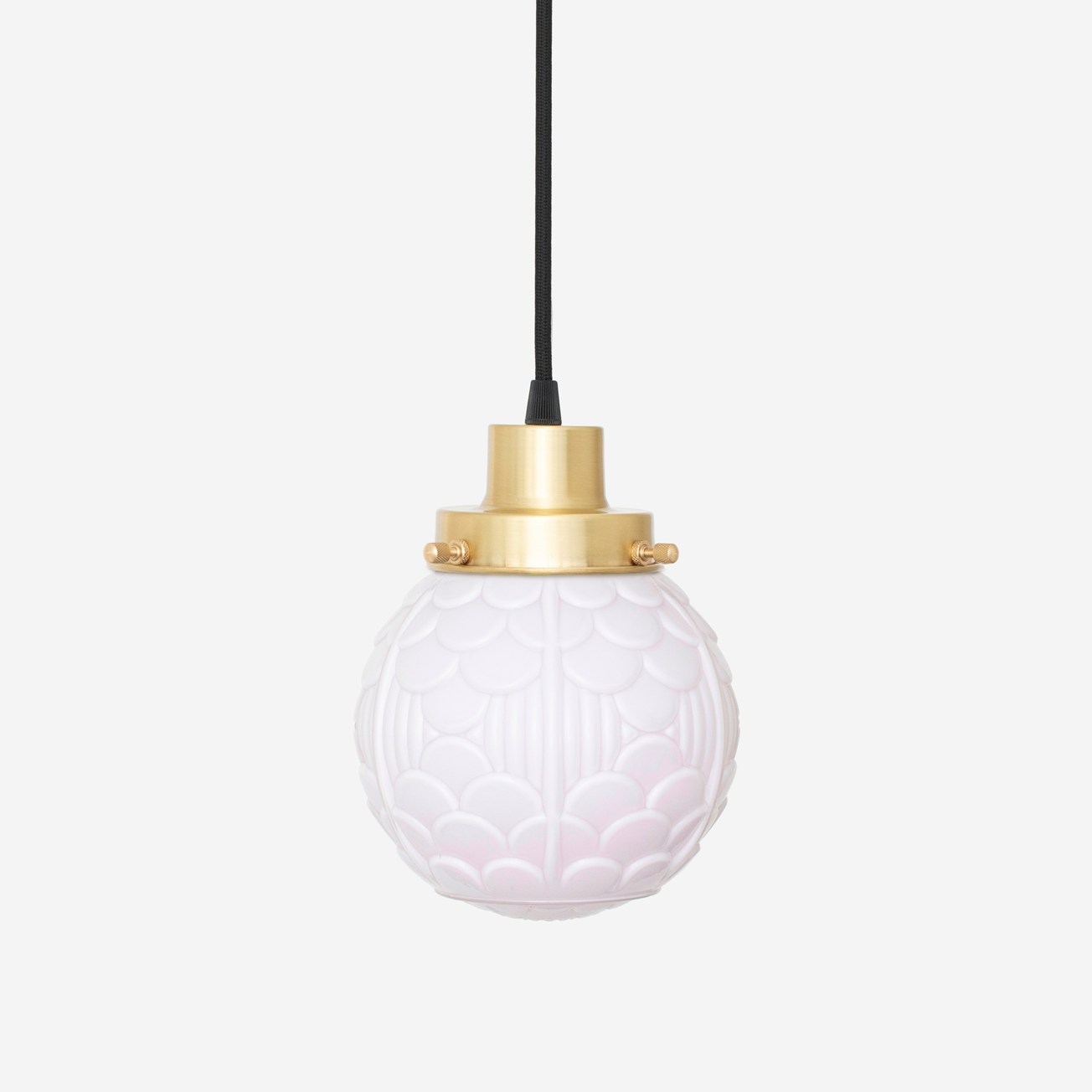 Hanglamp aan snoer Arcade Blush 20's Messing