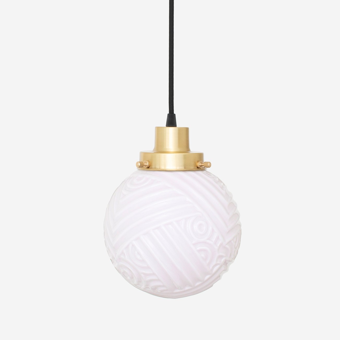 Hanglamp aan snoer Nouveau Romance Blush 20's Messing