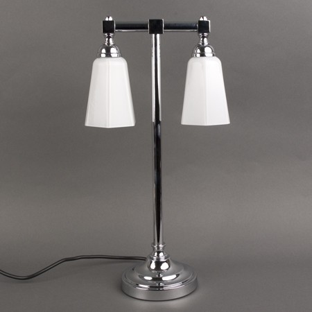 Badkamer Tafellamp 2 Lichts met diverse glaskappen