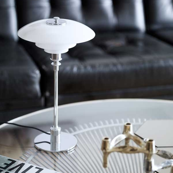 Sfeerimpressie Louis Poulsen PH 2/1 Tafellamp in glas