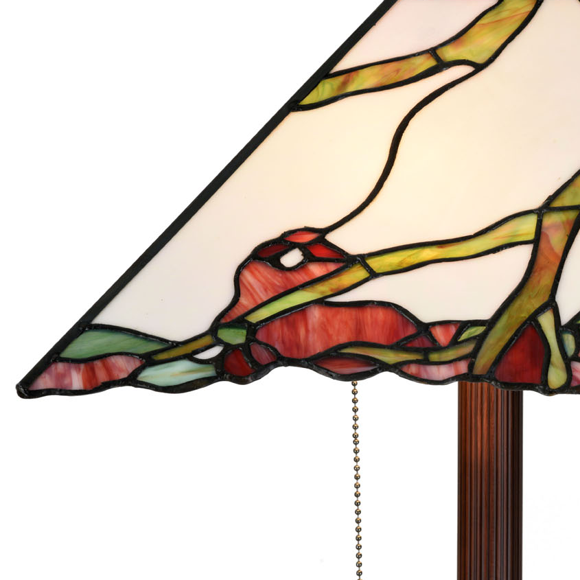 Tiffany Vloerlamp Exotic Maple