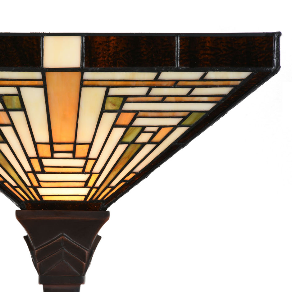Tiffany Vloerlamp Rising Sun Detail