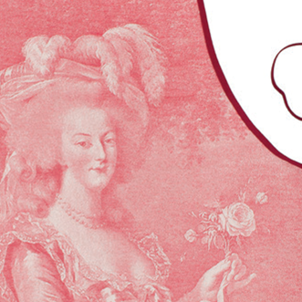 Schort Marie Antoinette Rouge