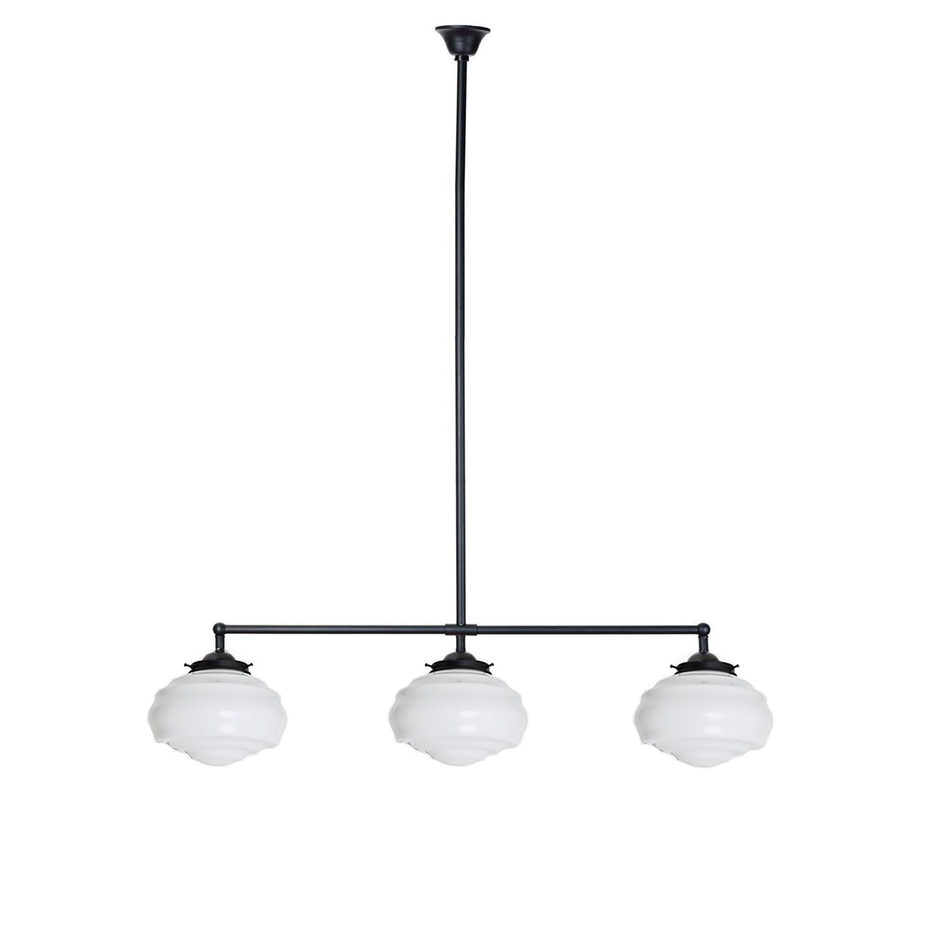 Hanglamp 3-Lichts met Glaskappen Alphonse