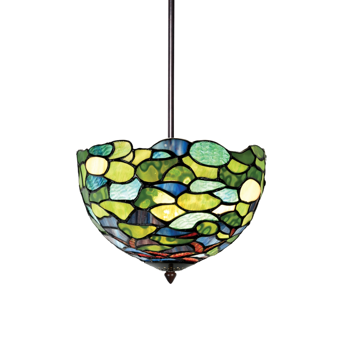 Tiffany Strakke Hanglamp Hortensia