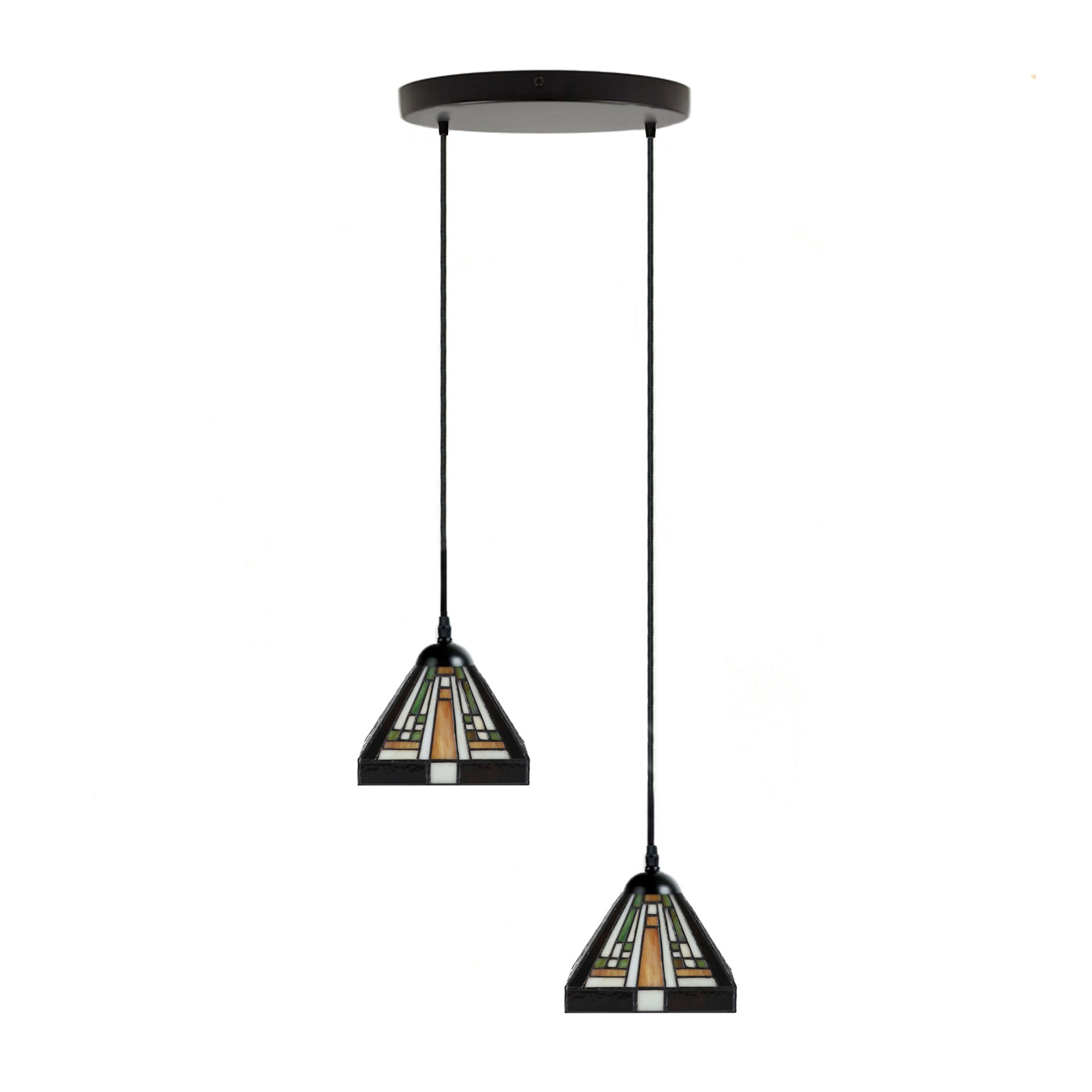 Tiffany Kroonluchter Rising Sun small 2