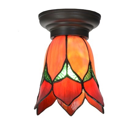 Tiffany Plafonnière Small Lovely Flower Red