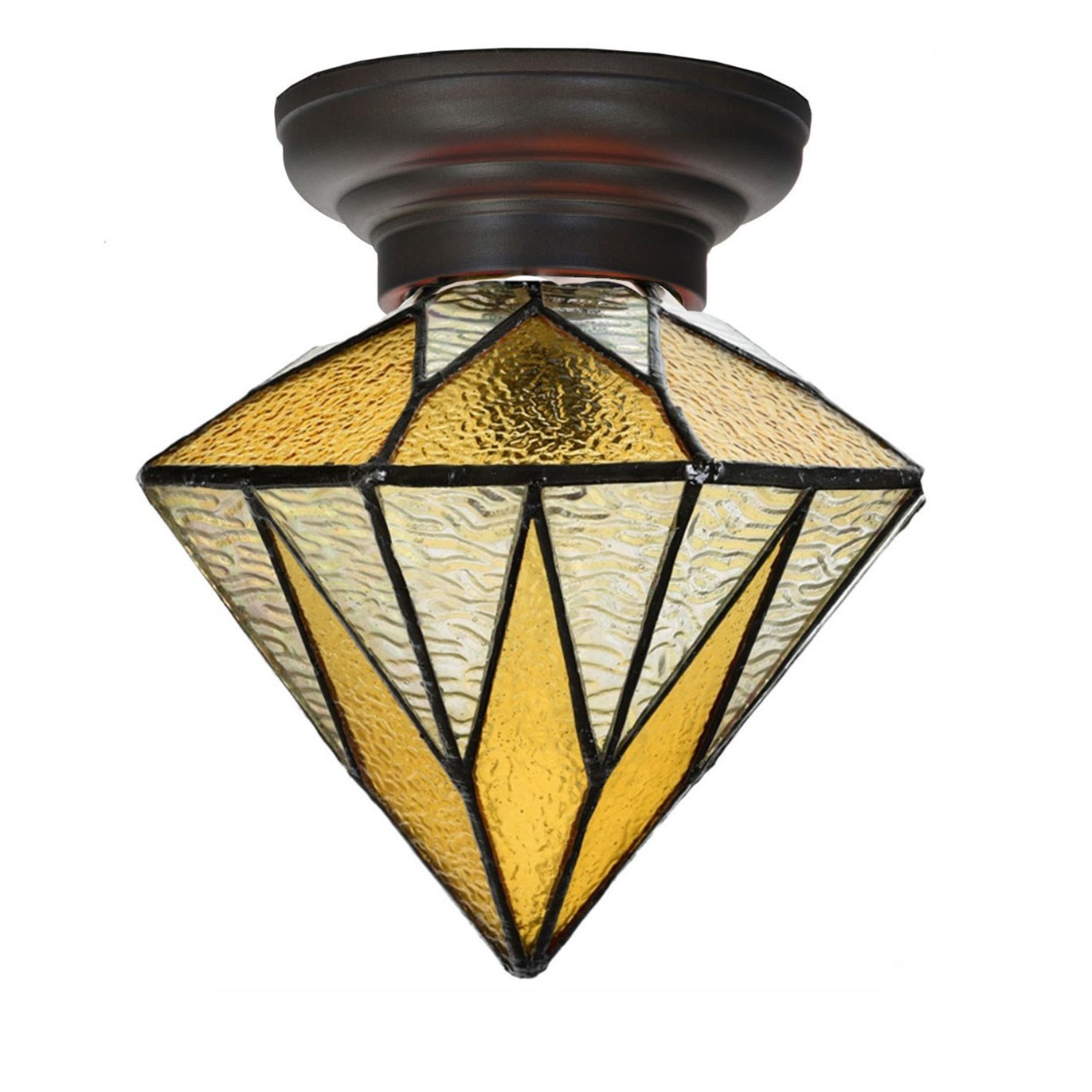 Tiffany Plafonnière Small Aiko Yellow