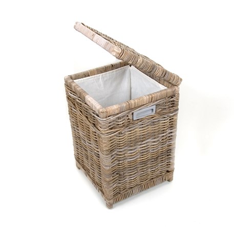 Vierkante wasmand Grey